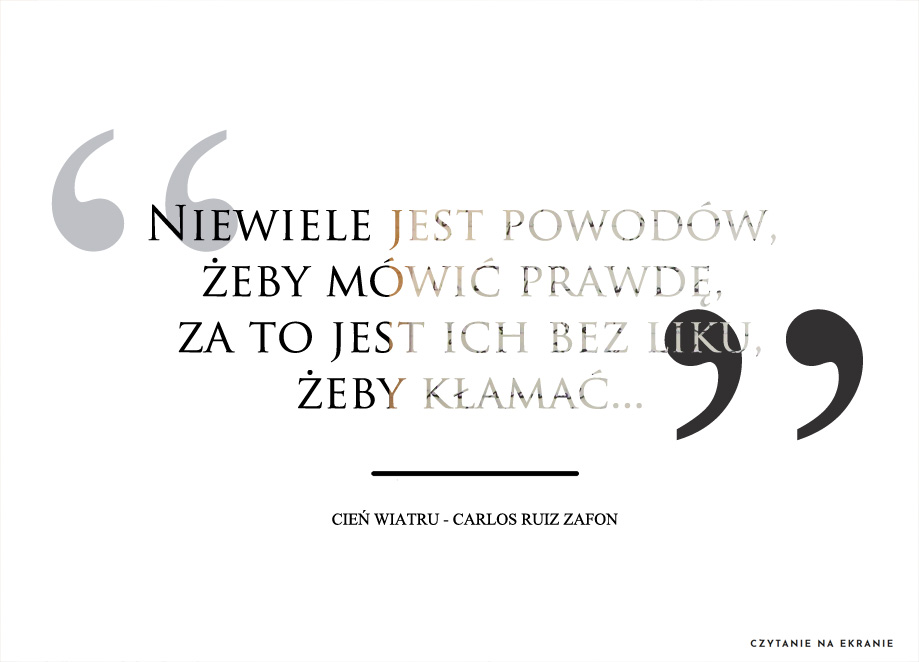 Cytat: Cień wiatru Carlos Ruiz Zafon